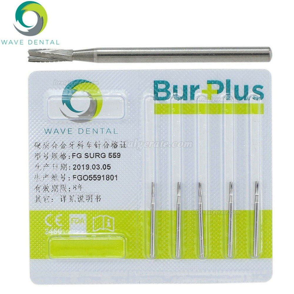 10 St&uuml;ck FG SURG 556 557 558 559 560 FG-Schaft Hartmetallbohrer Zahnmedizin Flache Fissur Zahnbohrer